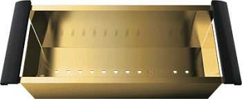 Фото товара: Omoikiri CO-02-PVD-LG, коландер, нержавеющая сталь/светлое золото