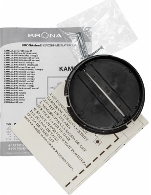 Детальное фото товара: Krona Kamilla 600 glass black