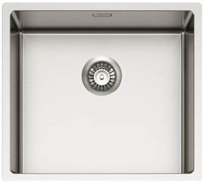 ALVEUS NOX 40 BRS, мойка, нержавеющая сталь (в комплекте с интегрированным сифоном)