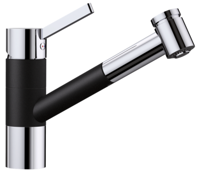 Blanco Tivo-S смеситель, хром/гранит, черный