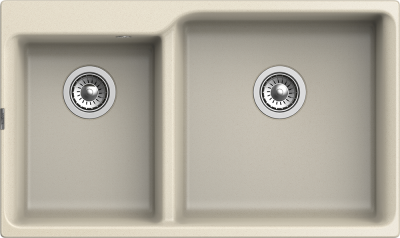 Детальное фото товара: Rivelato AXEL X-90D beige scuro, мойка, гранит, темно-бежевый