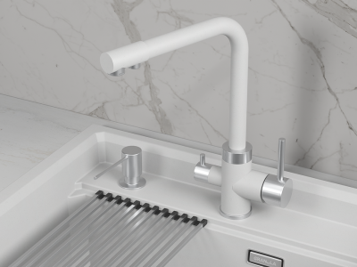 Детальное фото товара: GRANULA 5015 смеситель, нержавеющая сталь, арктик