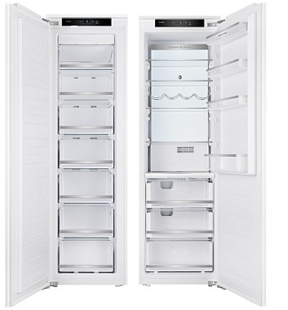 Zigmund & Shtain холодильник BR 06 X + морозильник BR 05 X Фото товара: Zigmund & Shtain холодильник BR 06 X + морозильник BR 05 X