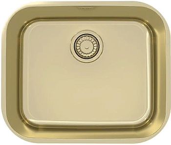 Фото товара: ALVEUS VARIANT MONARCH 10 GOLD, мойка, нержавеющая сталь, золото (в компекте с выпуском без сифона)