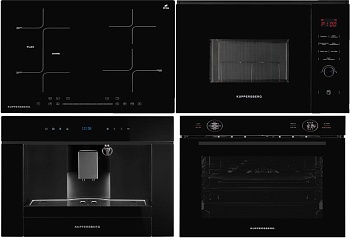 Фото товара: KUPPERSBERG ICS 612 + HT 612 BLACK + HMW 650 BL + KCM 182 BLACK