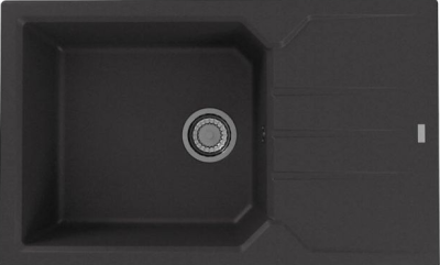 ALVEUS GRANITAL RECORD 40 G91 CARBON , мойка, гранит, черный (в комплекте с сифоном 1130548)