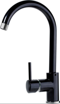 ALVEUS ESTERA CHR, смеситель, нержавеющая сталь, черный