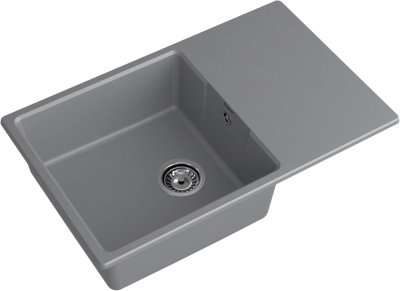 Детальное фото товара: GranFest URBAN 678L, мойка, гранит, темно-серый