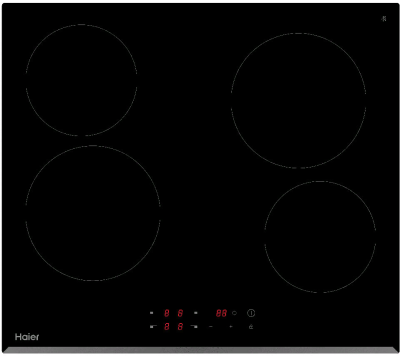 Детальное фото товара: Haier HHY-C64RVB стеклокерамическая поверхность