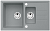 Фото товара: ALVEUS INTERMEZZO 70 GRANITAL CONCRETE-G81, мойка, гранит, серый (в ком.с сифоном 1117293)