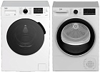 Beko стирка WSPE7612W + сушка B3T47238