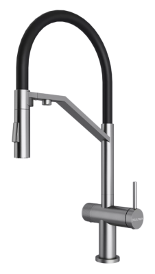 Детальное фото товара: Paulmark ZENDER, смеситель, брашированная сталь