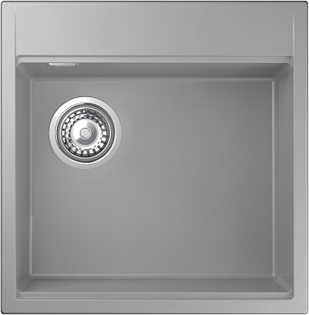 Фото товара: Rivelato TESORO TR-505-L grigio metallizz мойка, гранит, серый металлик