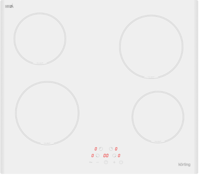 Детальное фото товара: Korting HK 60003 BW стеклокерамическая поверхность