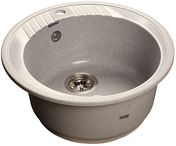 Фото товара: GranFest RONDO GF-R-520, мойка, мрамор, серый