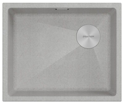 Детальное фото товара: Paulmark LUMI 55UNI-SKEW, мойка, гранит, бежевый