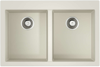 Детальное фото товара: Omoikiri Bosen 80-2-WH, мойка, гранит, белый