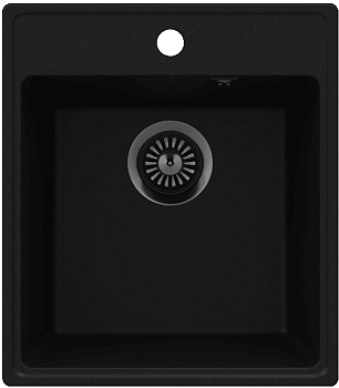 Фото товара: Maunfeld Perla 425 MFQS-425B, мойка, гранит, черный