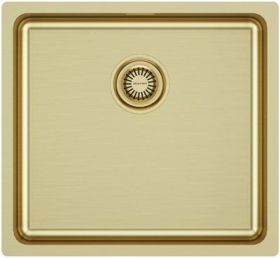 Paulmark VISTA 48, мойка, нержавеющая сталь, светлое золото
