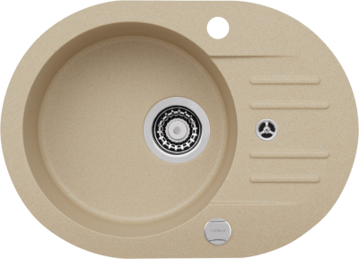 ALVEUS GRANITAL GENESIS FOXTROT 40 G55 P-U, мойка, гранит, бежевый