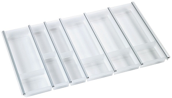 Фото товара: Ninka Cuisio Aqua 900, Tandem Box Blum, DWD XP, Nova Pro Grass, лоток для столовых приборов, белый