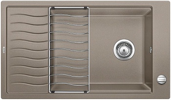 Фото товара: Blanco Elon XL 8S, мойка, гранит, серый беж с клапаном-автоматом