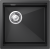 Детальное фото товара: Rivelato LINO LN-454-L nero, мойка, гранит, чёрный