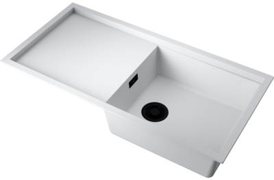 Детальное фото товара: Omoikiri Sintesi 100-WH, мойка, керамика, белый