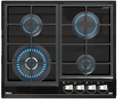 Детальное фото товара: Teka GZC 64320 XBN NIGHT RIVER BLACK газовая поверхность