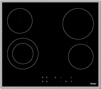Детальное фото товара: Haier HHX-C64DFB стеклокерамическая поверхность