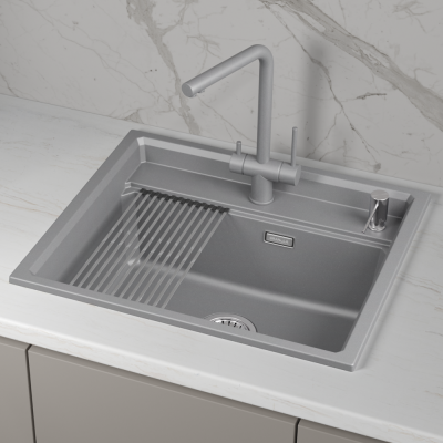 Детальное фото товара: GRANULA 6003i мойка, гранит, алюминиум