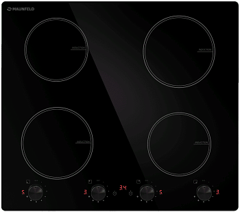 Фото товара: Maunfeld CVI594MBK2 индукционная поверхность
