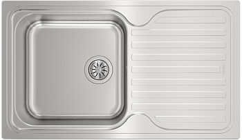 Фото товара: Teka CLASSIC 1B 1D POLISHED, мойка, нержавеющая сталь полированная