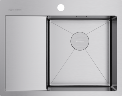 Omoikiri Akisame 65-IN-R, мойка, нержавеющая сталь, чаша справа
