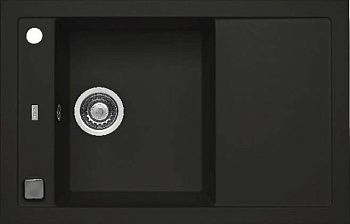 Фото товара: ALVEUS FORMIC 30 GRANITAL+ DEEP BLACK-G90, мойка, гранит, темно-черный (в комплекте с сиф. 1127749)