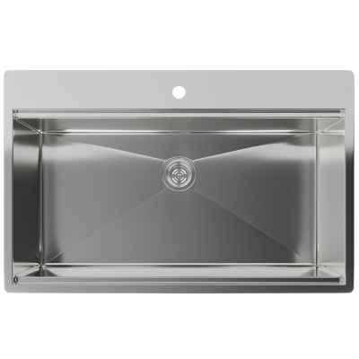 Детальное фото товара: Rivelato RINOX 8050 INOX, мойка, нержавеющая сталь