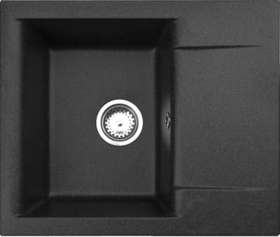ALVEUS GEM 20 GRANITAL G91, мойка, гранит, черный (в комплекте с сифоном 1130548)