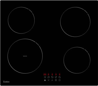 Фото товара: Evelux HEI 641 B индукционная поверхность
