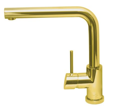 ALVEUS FLUID MONARCH GOLD new, смеситель, нержавеющая сталь, золотистый