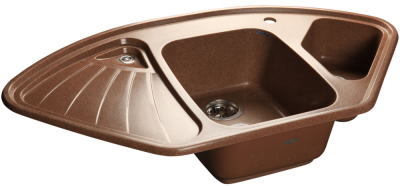 Детальное фото товара: GranFest CORNER GF-C-1040 E, мойка, мрамор, терракот