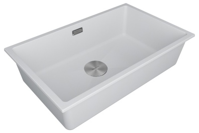 Детальное фото товара: Paulmark LUMI 74UNI, мойка, гранит, белый