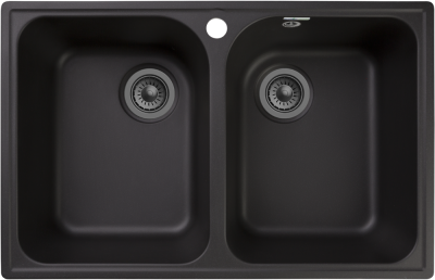 GranFest QUARZ GF-Z15, мойка, гранит, черный