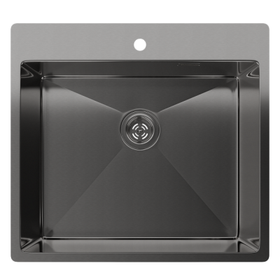 Rivelato RINOX 5450 PVD black, мойка, нержавеющая сталь, черный