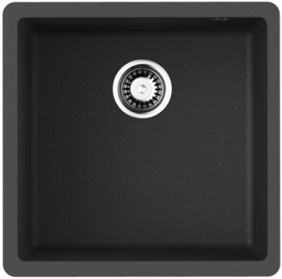 Omoikiri Bosen 44-U-BL, мойка, гранит, черный