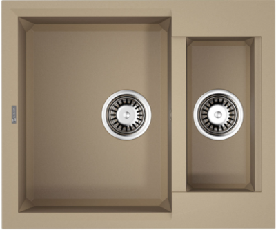 Omoikiri Sakaime 60-2-CH, мойка, гранит, шампань Omoikiri Sakaime 60-2-CH, мойка, гранит, шампань