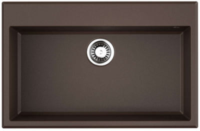 Детальное фото товара: Omoikiri Tedori 79-DC, мойка, гранит, темный шоколад
