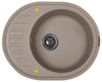 Ecoshtein KREIS OV 620, мойка, гранит, песочный