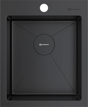 Фото товара: Omoikiri Akisame 41-GB, мойка, нержавеющая сталь/графит