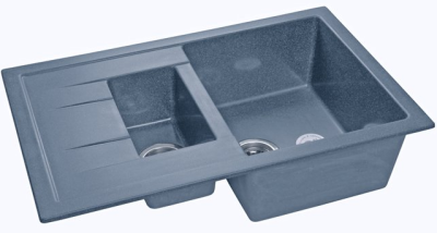 Детальное фото товара: GranFest QUADRO GF-Q-775 KL, мойка, мрамор, графит