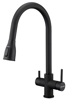 Фото товара: Paulmark LANGE, смеситель, антрацит